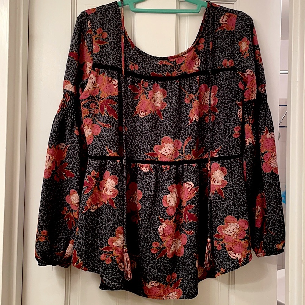 Boho floral top
